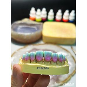 High Biocompatibility Feldspathic Ceramic Veneer Glossy For Dental Restorations