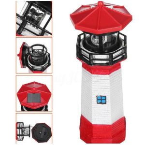 1.2V 0.03W Garden Lighthouse Rotating Light