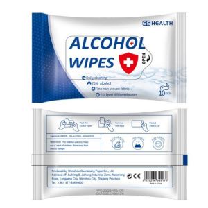 75% Alcohol Sterilized Wet Wipes Personal Antimicrobial Wipe Eco Friendly