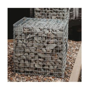 Punching Processed Galvanized Welded Mesh Gabion Basket for Retaining Wall