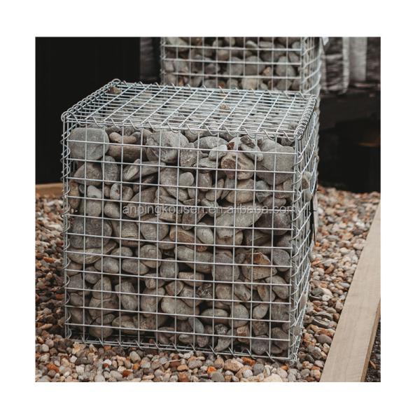 Punching Processed Galvanized Welded Mesh Gabion Basket for Retaining Wall