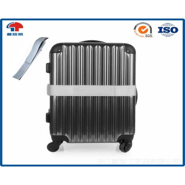 Adjustable Luggage Hook And Loop Cinch Straps , Hook and Loop Belts Travel Tags