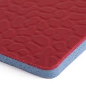 Synthetic Elastic PVC Sports Flooring Stone Effect Easy Installation Non