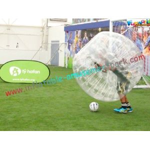 Transparent Human Inflatable Zorb Ball / Inflatable Bubble Soccer Ball For