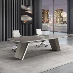 2M Contemporary Executive Desk MFC Office Table Boss Executive Desks