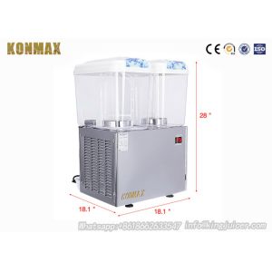 Dual Tank Cold And Heat With Light Juice Machine With CE