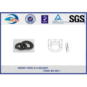 Black Single Coil Locking Washer For Bolt Different Diameters