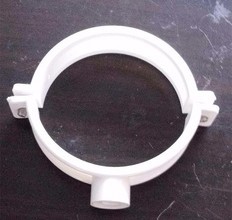 China PVC plastic wall mount pipe clamp for irrigation systerm 50mm 110mm on sale