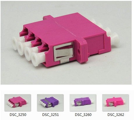 Quality Data Center ABS PC LC OM4 Fiber Optic Adapter wholesale