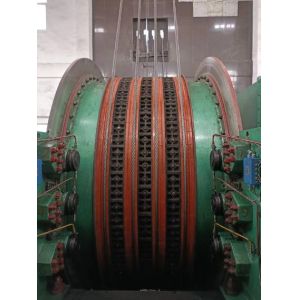 Large lifting capacity and small energy consumption of multi-rope friction mine