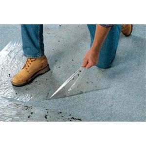 Heat Proof 21'' 100m Carpet Shield Self Adhesive Film No Glue Residue