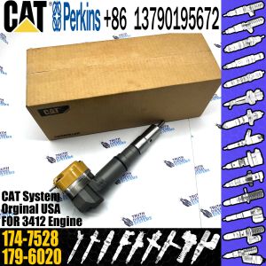 China Diesel engine parts fuel injector 1747526 174-7526 1747528 232-1173 232-1183 232-1168 174-7528 for caterpillar excavator on sale