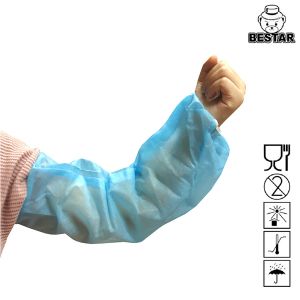 China Nonwoven SPP Plastic Disposable Arm Sleeves Cover For Food Industry on sale