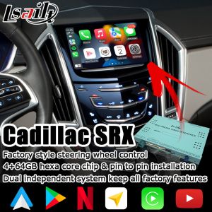 Cadillac SRX CUE carplay android auto interface Car Multimedia Navigation System