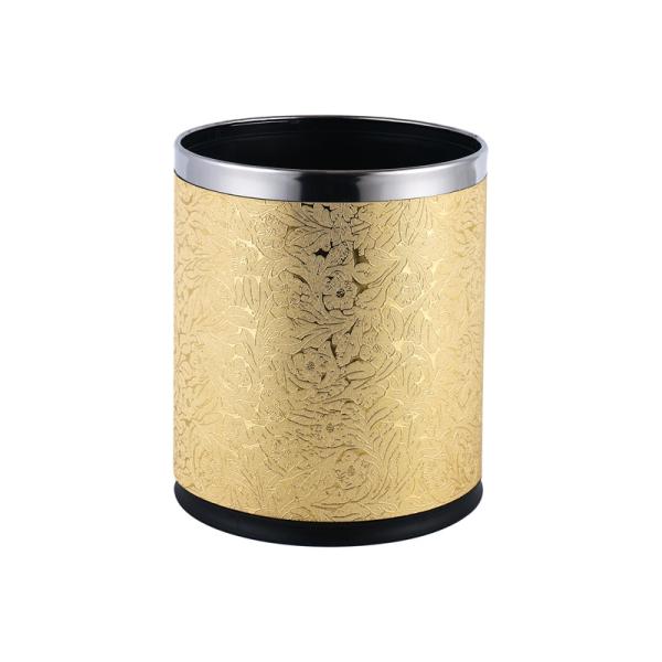 Black Stainless Steel Trash Can 2 In 1 Hotel Lobby Trash Cans