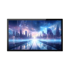 China Wall-Mounted LCD Advertising Player Interactive Media Compatibility and 350cd/m2 Brightness for Advertising on sale