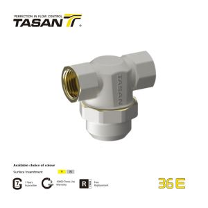 Cheap OEM ODM 3/4 Inch Brass Check Valve T Type Strainer Wear Resistance 6E for sale