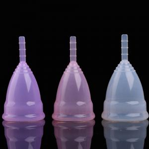 China Custom Wholesale Silicone Menstrual Cup on sale
