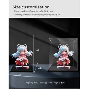 OEM Double Sided Custom Acrylic Display Case For Bugatti Clear Light Duty Rack