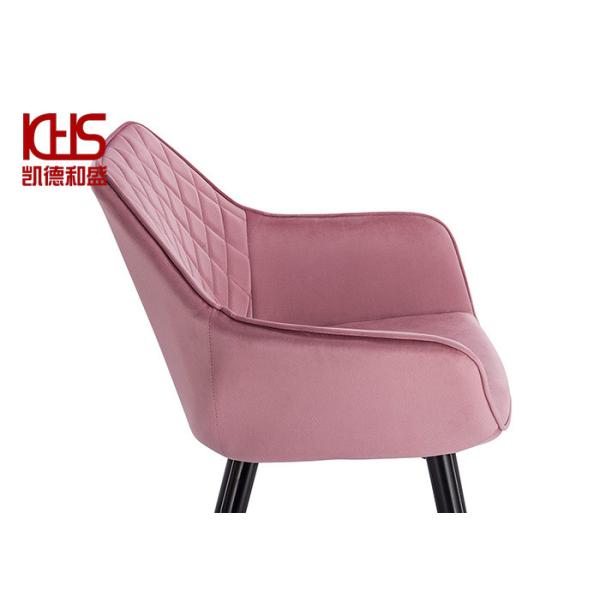 Quality Anticorrosion Fabric Dining Room Chairs Modern Scandinavian Furniture Upholstered Velvet wholesale