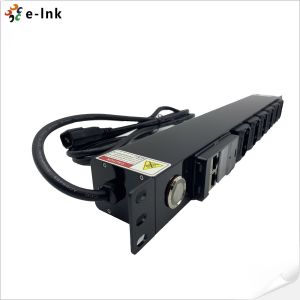 Power Distribution Unit 19 Inch 1U 6 Port Intelligent Remote Controlled Metered