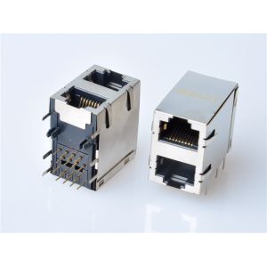 Cheap HULYN RJ45Jack, Shielded RJ45 Modular Jack Connector,with LEDs, 2x1 Ports,RJ45 connector LED for sale