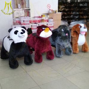 Hansel Battery powered Plush Motorized Animals Stuffed Rides Electric Scooter