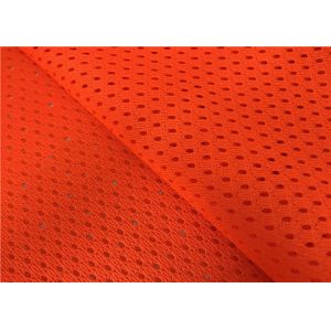 High Visible 100% Polyester Fluorescent Mesh Fabric For Safety Cloth