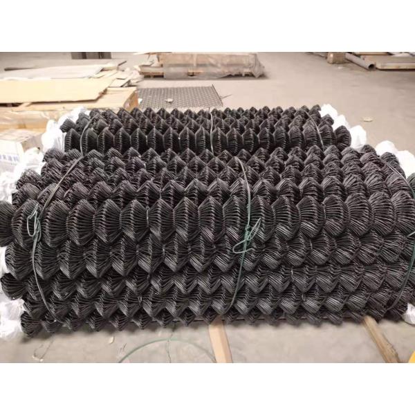 black colored chain link fence