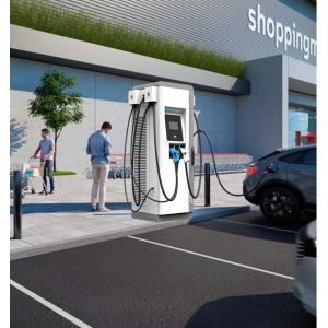 High Power Efficient Metal Enclosure DC EV Charger with CCS CHAdeMO