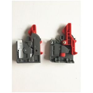 Cheap Durable Undermount Soft Close Drawer Slides Adjustable Grey Handle Single Extension for sale