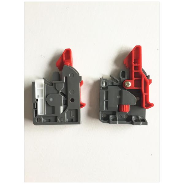 Durable Undermount Soft Close Drawer Slides Adjustable Grey Handle Single