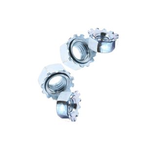 Stainless Steel 304 Locking Cap Nut , Polished Hex Lock Nut M4 - M20