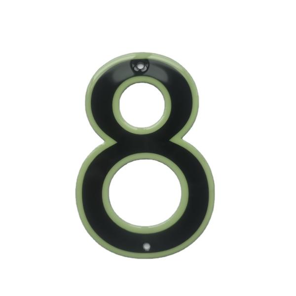 Quality Customized Reflective House Numbers Signs Glow In The Dark For Street Door wholesale