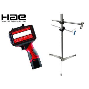 Portable Inkjet Barcode Printer , Handheld Expiry Date Printer For Plastic Bag