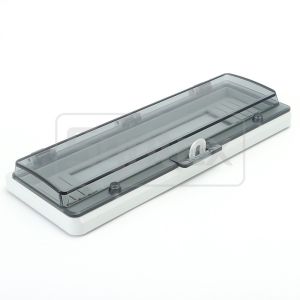 Polycarbonate IP67 Waterproof Hinged Window 13 Poles With Transparent Cover 250