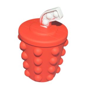 Push Bubble Squishy Stress Balls Fidget Toys , Silicone Squeeze Ball Fidget Toy