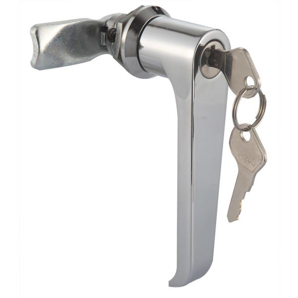 Quality Zinc Alloy Garage Door Handle Lock L Swing Handle Latch With Cam wholesale