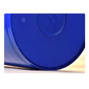 Transparent Round Pail for Children Toys Packing 35L 7 Gallon Recycled Plastic