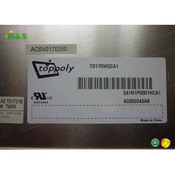 Quality 17.0 inch TD170WGCA1 TFT LCD Module with 337.92×270.336 mm Active Area wholesale