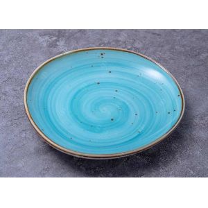 Cheap 8.25&quot; Porcelain Dessert Dinner Plate In Irregular Shape for sale