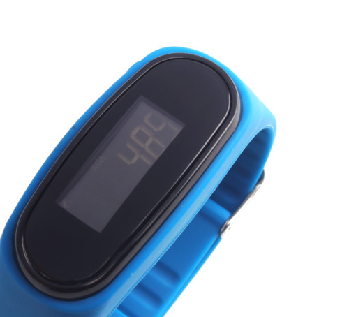 Quality Dark Blue ABS Men'S Pedometer Watch Pedometer Fitness Tracker 36g wholesale