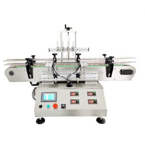 Automatic Tabletop Small Bottles Liquid Filling Capping Labeling Machine