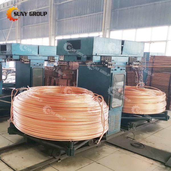 Quality Oxygen-Free Copper Rod Upcast Machine with Continuous Casting in 380V 50HZ 3 Phase wholesale