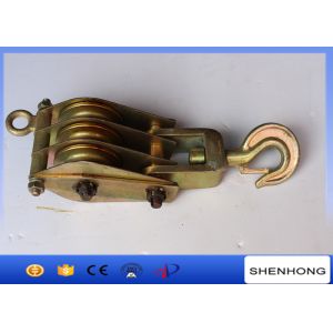 Tower Erection Tools Steel Wire Rope Lifting Pulley For Cable Pulling During
