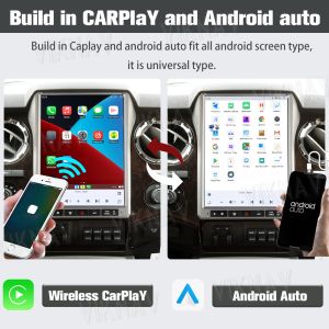 12.1'' Touch Screen 8core Android 13 Car Dvd Player For Ford F250/F350 2013-2014