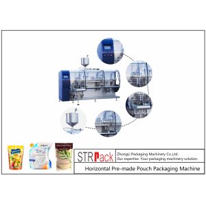 Electric Powder Pouch Packing Machine / High Accuracy Paste Packaging Machine