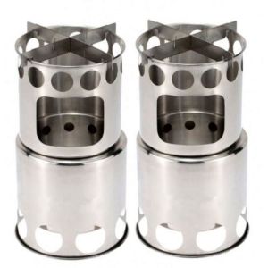 Custom Logo Titanium Tent Stove / Titanium Camp Stove 100% Recyclable Design