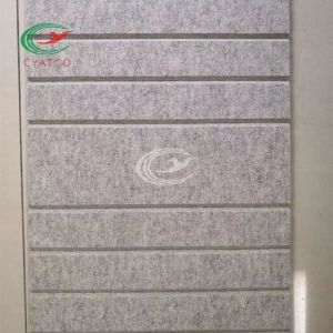Carved Felt PET Acoustic Board Lightweight Mildewproof Sound Absorption