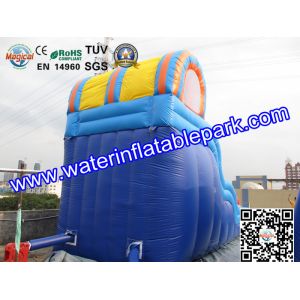 Inflatable Water Slide For Amusement Park / Inflatable Pool Slide